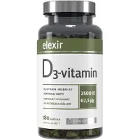 Elexir Pharma D3 Vitamin 2500 IE 180 kpl