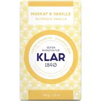 Klar Nutmeg & Vanilla Shampoo Bar 100 g
