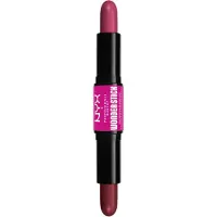 Nyx Wonder Stick Dual-Ended Cream Blush Stick, 04 Deep Magenta + Ginger