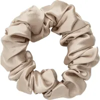 By Barb Silk Hair Scrunchie Beige