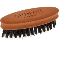 Quintus MMXV Small Beard Brush Pearwood Firm Nylon and Horse Hair Mix