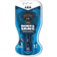 Lea Men Body & Shave 6 Blade Razor for Men