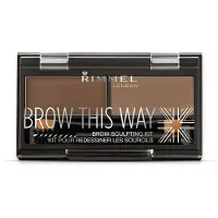 Rimmel Brow This Way Kit 002 Medium Brown
