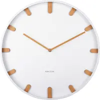 Karlsson seinäkello Grace metal white 40 cm KA5942WH