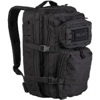 Mil-Tec US Assault Pack Laser Cut 36L (Color: Black)