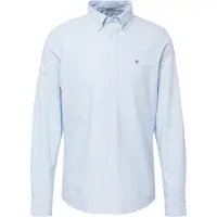 Gant for man. 3000202 Slim Fit Oxford Shirt blue (M), Casual, Cotton, Classic, Long sleeve