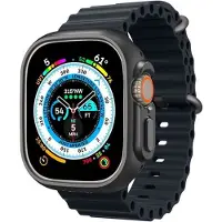 Spigen Thin Fit -kotelo, suunniteltu Apple Watch Ultra 2:lle, Apple Watch Ultra -kotelo, ohut ja kova PC-kotelo Apple Watch Ultra 49 mm:lle - mus