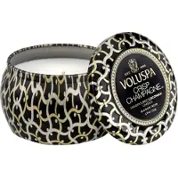 Voluspa Crisp Champagne Mini Tin Candle 25h