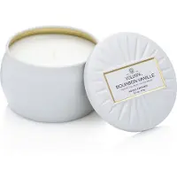 Voluspa Bourbon Vanille Decorative Tin Candle 25h 127 g