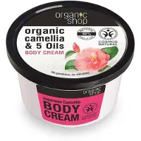 Organic Shop Camellia &amp; 5 Oils Body Cream, 250ml