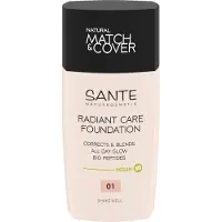 Sante Naturkosmetik Radiant Care Foundation Nestemäinen meikkivoide 30 ml 01