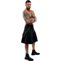 Svenjoyment Underwear Kiltti - Musta - L