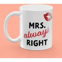 Coolstuff Muki painatuksella - Mrs. Always Right