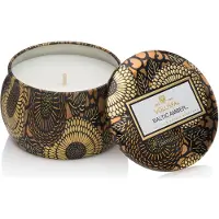 Voluspa Baltic Amber Japonica Decorative Tin Candle 25h