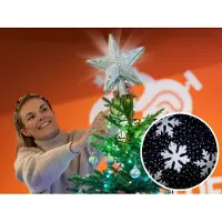 Spralla Joulukuusen tähti projektorilla -