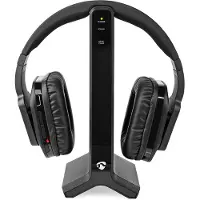 Nedis langattomat TV-kuulokkeet, RF, over-ear malliset, 25 m, lataustelakka