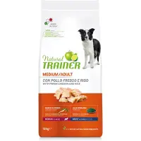NATURAL TRAINER 2x12kg Trainer Natural Medium Chicken, Rice, Aloe vera koiranruoka