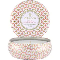 Voluspa Saijo Persimmon Maison Blanc 3-Wick in Decorative Tin 40h