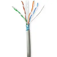 Nedis CCBG8522GY100 F/UTP-CCA 100.0 m CAT6 Verkkokaapeli