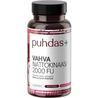 Puhdas+ Vahva Nattokinaasi 2000 FU ravintolisä