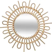 Atmosphera Wicker Sun seinäpeili