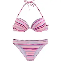 Venice beach Bikini opaali / harmaa / syklaami / vaalea pinkki