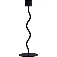 Cooee Design Curved kynttilänjalka 23 cm Black