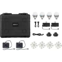 Nanlite Pavobulb 10C 4 Light Kit fresnel-/monovalo