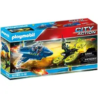 Playmobil City Action Poliisi Jet Pack ja Vene Leikkisetti