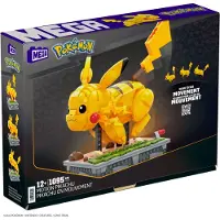 Pokémon Motion Pikachu Building Brick Set With Mechanized Motion (1095 Pieces) - Multi/patterned - ONE SIZE