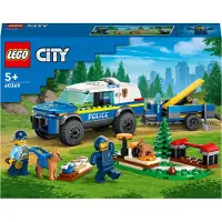 LEGO 60369 City - Siirrettävä poliisikoirien koulutusrata