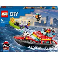 LEGO 60373 City - Palokunnan pelastusvene