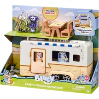 Moose Bluey Caravan -hahmo Ajoneuvolla