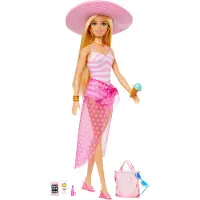 Barbie Fashion Doll in Swimsuit & Accessories
