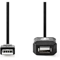 Nedis CCGL60EXTBK100 Aktiivinen USB-kaapeli