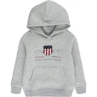 Gant Archive Shield Raglan Hoodie - Grey - 92