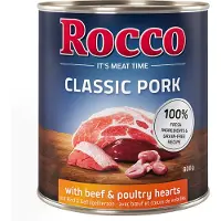 Rocco 24x800g Classic sianliha, naudan- & siipikarjanlihan sydämet
