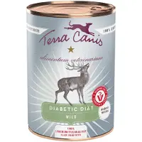 Terra canis 6x 400g Alimentum Veterinarium Diabetic Diet Wild koiran märkäruokaa