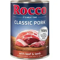 Rocco 12x400g Classic sianliha, naudanliha ja kana koiranruoka