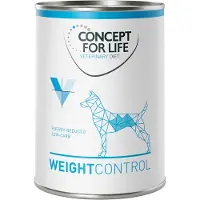 Concept for Life 6 x 400g Weight Control Veterinary Diet koiran märkäruoka