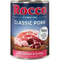 Rocco 12x400g Classic sianliha, kana & kalkkuna koiranruoka
