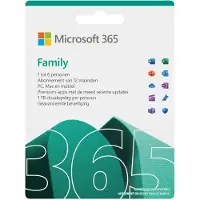 Microsoft 365 Perhe - Älykkäät työkalut koko perheelle