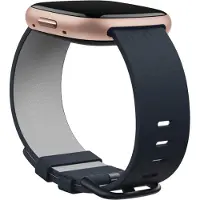 Fitbit Versa 3/4,Sense/2 Vegaaninen nahkabändi Indigo L