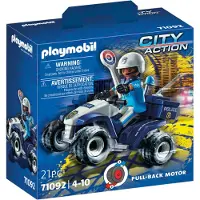 Playmobil City Action Poliisi Mönkijä Vetomoottorilla