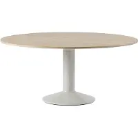 Muuto Midst pilaripöytä Oiled oak-grey, Ø160 cm