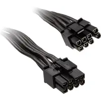 Silverstone Power cable 8 Pin PCIe zu 6+2 Pin PCIe Cable 350mm - schwarz