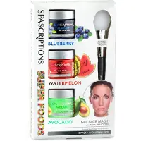 SpaScriptions Super foods Masks, Blueberry, Watermelon, Avocado