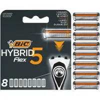 BIC Hybrid 5 Flex Refill 8 kpl