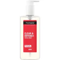 Neutrogena Clear & Defend+ puhdistusgeeli aknea vastaan 200 ml