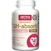 Jarrow Formulas Ubikinoli QH-absorboituvat, 100 mg - 60 kapselia